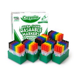 Image for Crayola Ultra-Clean Washable Marker Classpack, Broad Line, 8-Assorted Colors, Set of 192 from School Specialty