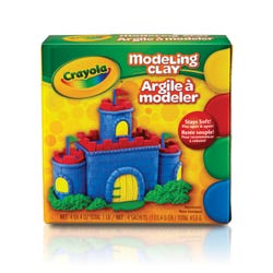Image for Crayola Non-Toxic Modeling Clay, 1 lb, Assorted Colors from School Specialty