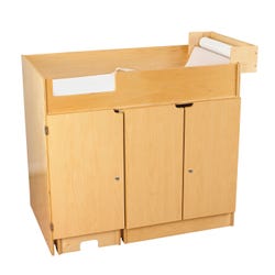 Image for Childcraft Changing Table with Steps on Left, 46-3/4 x 27-1/8 x 41 Inches from School Specialty