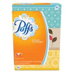 Image for Puffs Facial Tissue, 2-Ply, 180 Tissues Per Box, Pack of 3 Boxes from School Specialty