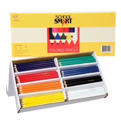Image for School Smart Colored Pencils, Assorted Colors, Pack of 144 from School Specialty