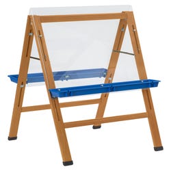 Image for Childcraft Outdoor Easel, 2 Blue Paint Trays, 24 x 26-5/8 x 44-1/2 Inches from School Specialty