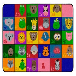 Image for Childcraft ABC Furnishings Alphabet Pals Carpet, Rectangle from School Specialty