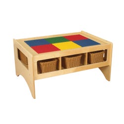 Image for Childcraft Toddler Multi-Purpose Play Table, 6 Baskets, 36 x 26 x 18 Inches from School Specialty