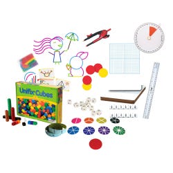 Image for Middle School Math Manipulatives Bundle from School Specialty
