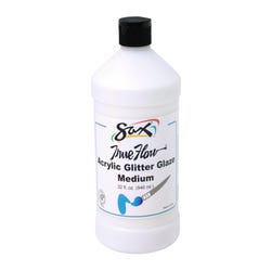 Sax Acrylic Glitter Glaze Medium Preparation, 1 Quart Item Number 1590502