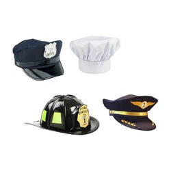 Image for Aeromax Dress-Up Hats and Helmet, Set of 4 from School Specialty