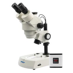 Image for National Zoom Trinocular Stereo Microscope with 4K Camera Bundle from School Specialty