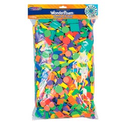 Image for Wonderfoam Assorted Shape Decorating Foam, Assorted Sizes and Colors, 1 Pound Bag from School Specialty