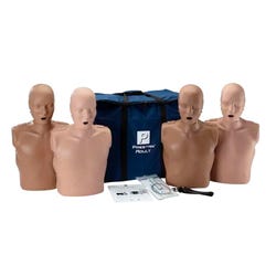 Prestan Professional CPR Training Kit With Rate Monitor Diverse Adult Manikins, Pack of 4, Item Number 2095815