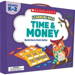 Image for Scholastic Learning Mats: Time & Money, Gr K-2 from School Specialty