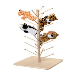 Image for Marvel Education Co Wooden Puppet Tree, Adjustable, Holds 13 to 26 Hand Puppets from School Specialty