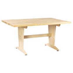 Diversified Woodcrafts Art & Planning Table, 60 x 42 x 30 Inches, Solid Maple Top, Item Number 818291