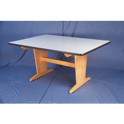 Diversified Woodcrafts Art & Planning Table, 60 x 42 x 26 Inches, Almond Colored Plastic Laminate Top 1285113