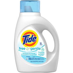 Image for Tide Free & Gentle Detergent, 46 Fluid Ounces, Case of 6 from School Specialty