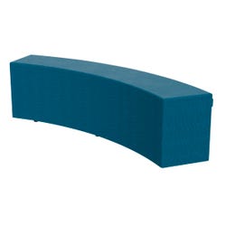 Classroom Select Out2Learn Large Outdoor Curved Seat Bench, 73 x 14 x 18-1/2 Inches 4001273