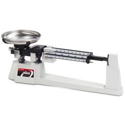 Ohaus Triple Beam Balance with 225 g Tare and Stainless Pan 595725