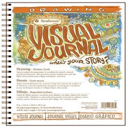 Image for Strathmore Visual Drawing Pad, 9 x 12 Inches, 100 lb, 42 Sheets from School Specialty