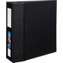 Image for Avery Heavy Duty Binder with Label Holder, 4 Inch D-Ring, Black from School Specialty