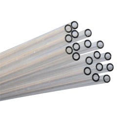 Image for Ginsberg Scientific Tubing, 3 mm ID x 5 mm OD x 24 in L, 1 Pounds, Flint Glass, Pack of 21 from School Specialty