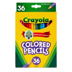 Image for Crayola Full Size, 3.3 mm Thick Tip, Assorted Colors, Set of 36 from School Specialty