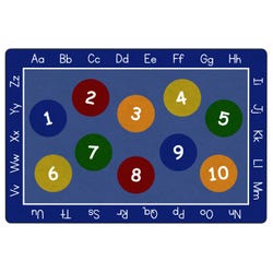 Image for Childcraft Numbers and Alphabet Carpet, Rectangle from School Specialty