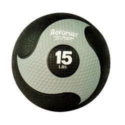 Image for Aeromat Deluxe Medicine Ball, 15 Pounds, Black and Gray from School Specialty