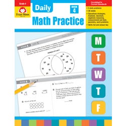 Image for Evan-Moor Daily Math Practice, Grade 4 from School Specialty