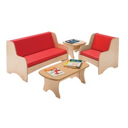 Image for Childcraft Family Living Room Center, Red, Set of 4 from School Specialty