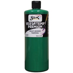 Sax Versatemp Premium Heavy-Bodied Tempera Paint, 1 Quart, Green Item Number 1592714