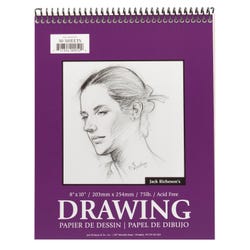 Image for Jack Richeson Heavy Weight Drawing Pad, 8 x 10 Inches, 75 lb, 30 Sheets from School Specialty
