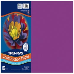 Image for Tru-Ray Sulphite Construction Paper, 12 x 18 Inches, Magenta, 50 Sheets from School Specialty