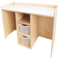 Image for Whitney Brothers STEM Activity Desk with Trays, 48-1/2 x 19-1/2 x 24 Inches from School Specialty