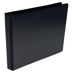Image for School Smart Round Ring View Binder, Polypropylene, 1/2 Inch, Black from School Specialty