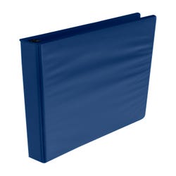 Image for School Smart Round Ring View Binder, Polypropylene, 1 Inch, Blue from School Specialty