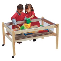 Image for Childcraft Sand and Water Table, Clear Tub, 42-3/8 x 30-1/8 x 23 Inches from School Specialty