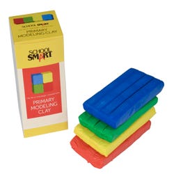 Image for School Smart Modeling Clay, Assorted Primary Colors, 5 Pounds from School Specialty