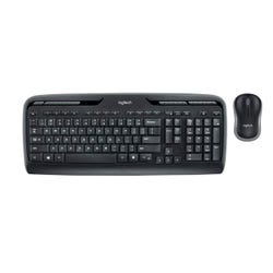 Image for Logitech MK320 Wireless Keyboard and Mouse Combo with Media Keys, Black from School Specialty