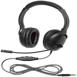 Image for Califone NeoTech Plus 1017MT Premium, Over-Ear Stereo Headset with Gooseneck Microphone, 3.5mm Plug, Black from School Specialty