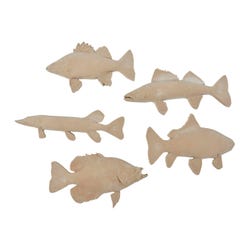 Image for Sax Gyotaku Game Fish Print Models, Assorted Sizes, Tan, Set of 5 from School Specialty