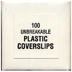 Image for Rinzl Plastic Cover Slips - 22 x 22 millimeters - 100 Sheets/Box from School Specialty