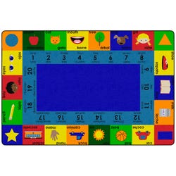 Image for Childcraft Bilingual Carpet, Rectangle from School Specialty