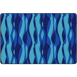 Image for Childcraft Waves Carpet, 6 x 9 Feet, Rectangle from School Specialty