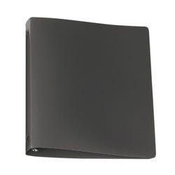 Image for School Smart Poly Binder, 1 Inch Round Ring, Black from School Specialty