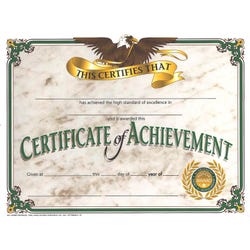 Award Certificates, Item Number 357049