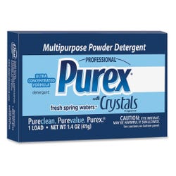 Image for Purex Multipurpose Powder Detergent, 1.4 Ounces, Blue, Fresh Scent, Pack of 156 from School Specialty