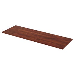 Image for Lorell Quadro Sit Stand Station Laminate Tabletop, 72 x 24 Inches, Cherry from School Specialty