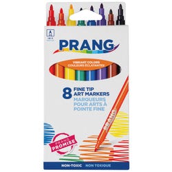 Image for Prang Classic Art Markers, Fine Line, Assorted Colors, Set of 8 from School Specialty