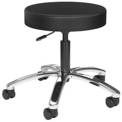 Image for Classroom Select Pneumatic Swivel Stool, 13-5/8 Inch Diameter, Adjustable Height Seat, Chrome Frame from School Specialty