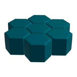 Classroom Select Soft Seating NeoLounge Honeycomb 7-Piece Set, 60 x 62-1/2 x 18 Inches 4000218